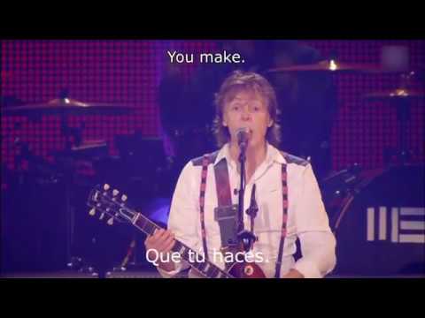 Paul McCartney - Golden Slumbers / Carry That Weight / The End (Subtitulos Español e Inglés) | 2013