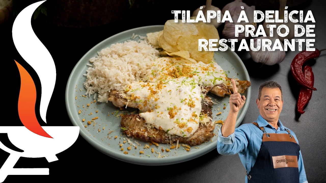 Tilápia à delícia churrasqueira