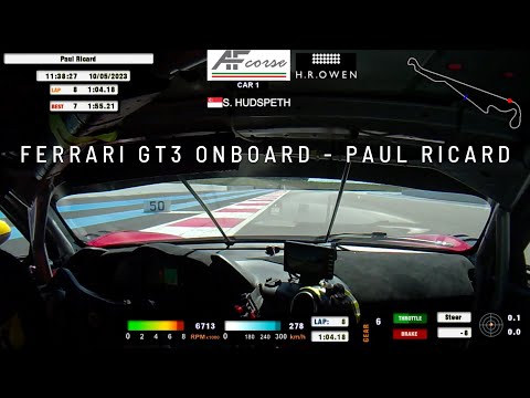 Paul Ricard 2023 Onboard - Ferrari 488 GT3 Evo