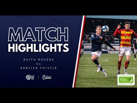 FC Raith Rovers Kirkcaldy 2-2 FC Partick Thistle G...