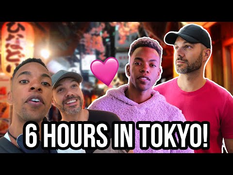 6 Hours In Tokyo, Japan w/ AJ Gibson & Emile Ennis Jr! (vacation to Thailand part 1 #BAECATION)