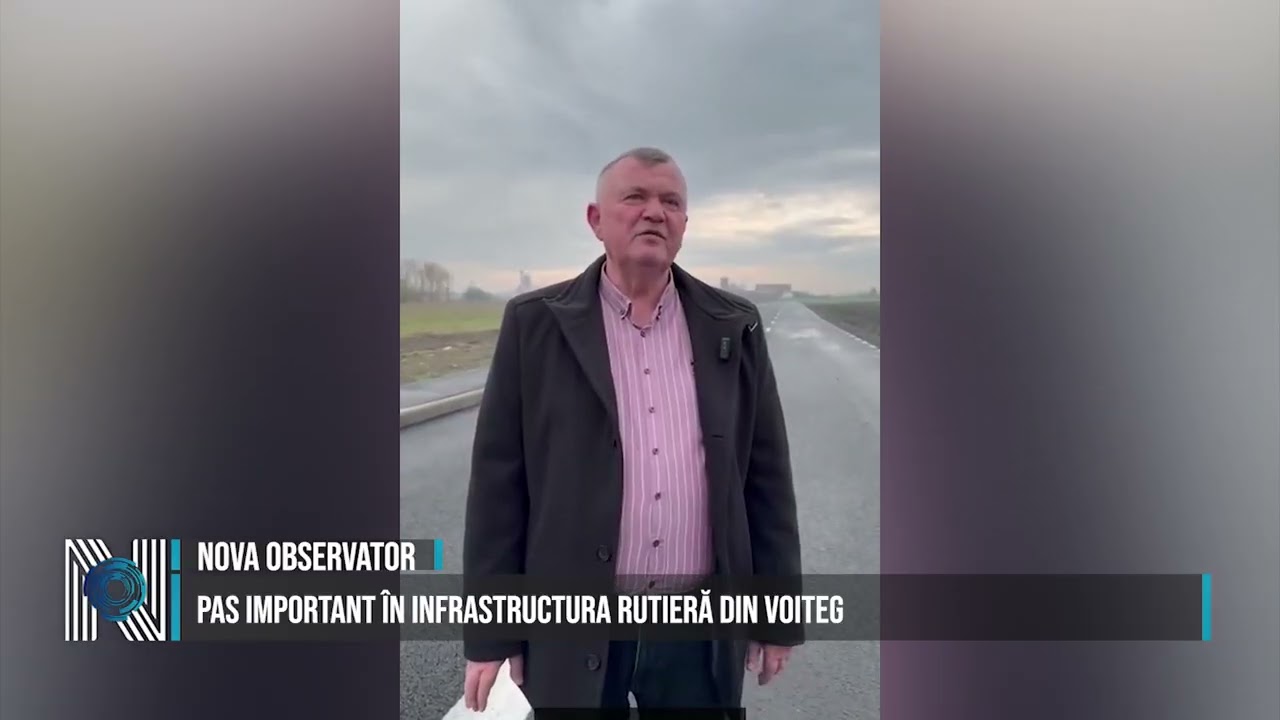 Pas important în infrastructura rutieră din Voiteg