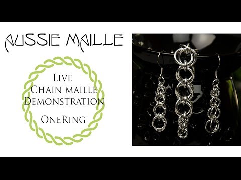 Live Chain Maille Demonstration - OneRing Weave