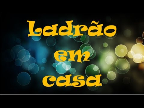 As melhores piadas - Ladrão em casa