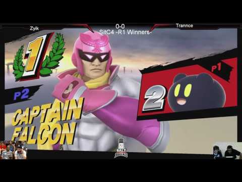 SitC4 Sm4sh Singles - Winners Round1: Zyik VS Trannce
