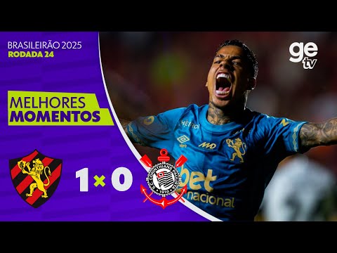 SPORT 1 X 0 CORINTHIANS | MELHORES MOMENTOS | 24ª RODADA | BRASILEIRÃO 2025 | ge tv