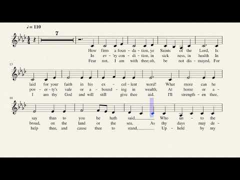 Que Firme Alicerce | Contralto 🎹