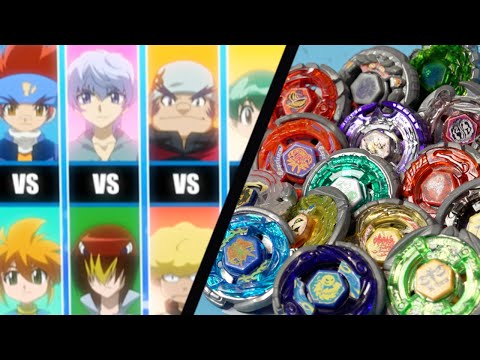 Beyblade Anime VS Real Life - BATTLE BLADERS! Team Gingka VS Dark Nebula