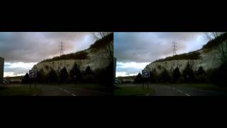 preview picture of video 'YT3D London in 3D - Virtual Drive QEII bridge to Bluewater pt2'