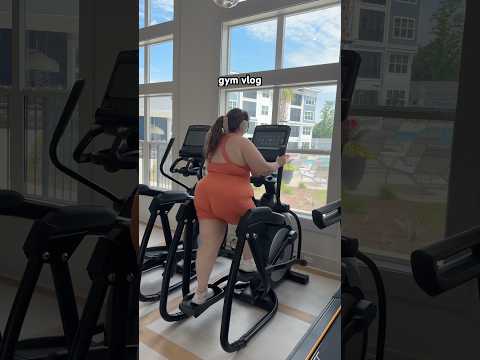plus size gym vlog 🍊🎧 workout with me #gymmotivation #workout #plussize #curvy #gymworkout
