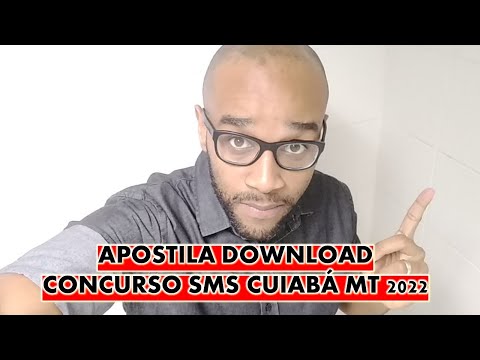 Concurso SMS CUIABÁ MT 2022 APOSTILA DOWNLOAD