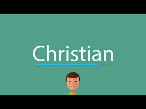How to pronounce Christian