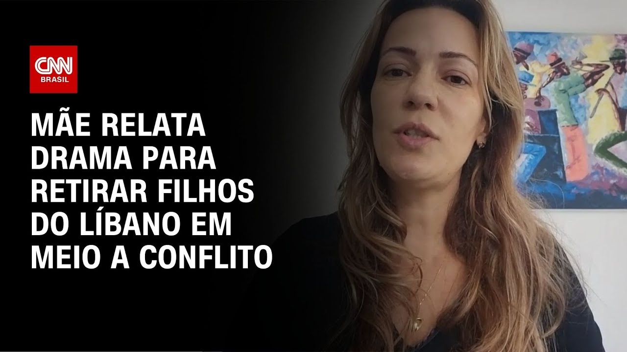 Mãe relata drama para retirar filhos do Líbano em meio a conflito | AGORA CNN