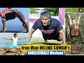 Iron Man MILIND SOMAN's UNBELIEVABLE Workout Session | FITNESS Level GOD😳