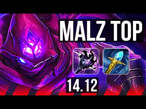 MALZAHAR vs FIORA (TOP) | Rank 4 Malz, 4/2/11, 500+ games | VN Master | 14.12