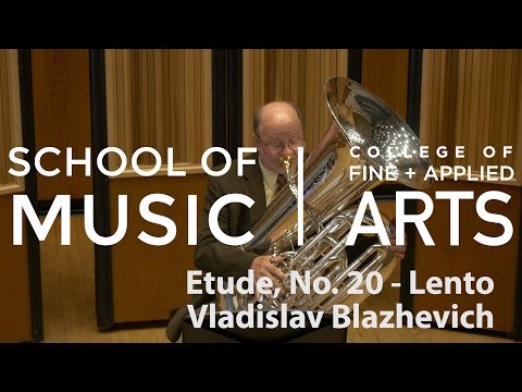 Professor Moore: ILMEA Tuba - Etude No. 20 - Lento - Vladislav Blazhevich