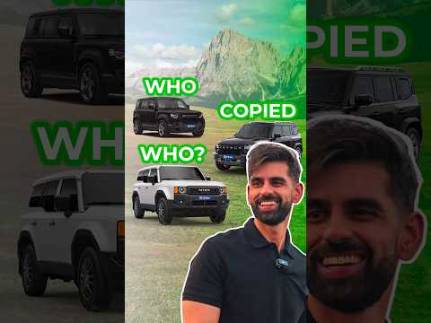 Who Copied Who?🤔 #cars #toyota #jetour #defender #prado250 