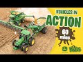 Tractors, Farmers, and Construction Vehicles at Work! 1 hour 🚜👩🏾‍🌾 | John Deere Kids