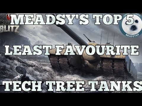 Wotb: Meadsy's Top 5 least favourite tech tree tanks