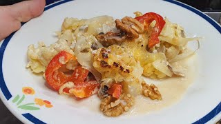 כרובית וירקות מעולים מוקרמים בתנור Cauliflower with vegetables creamed in the oven בקלי קלות -המותג (ליהי קרויץ - מטבח בקלי קלות) - התמונה מוצגת ישירות מתוך אתר האינטרנט יוטיוב. זכויות היוצרים בתמונה שייכות ליוצרה. קישור קרדיט למקור התוכן נמצא בתוך דף הסרטון