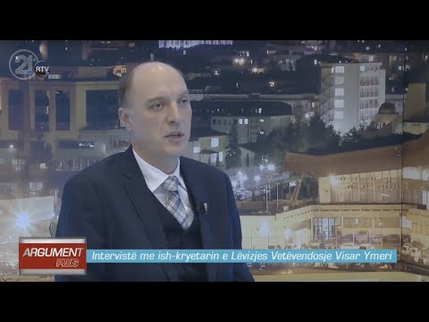 Argument Plus - Interviste me ish-kryetarin e Levizjes Vetvendosje Visar Ymeri 19.01.2018