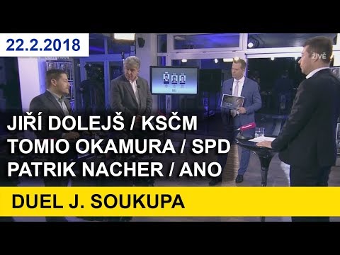 DUEL J.Soukupa/ Nejsme fašisti, rozohnil se Tomio Okamura