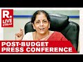 Nirmala Sitharaman Press Conference LIVE Finance Minister S Post Budget PC Budget 2023