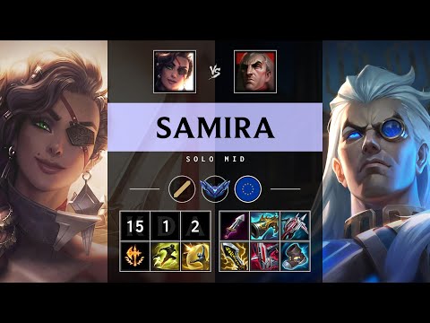 Samira Mid vs Swain - EUW Diamond Patch 25.10