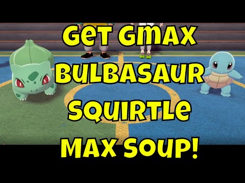 Get Gmax Venusaur and Blastoise | Max Soup | Kubfu | pokemon sword and shield isle of armor