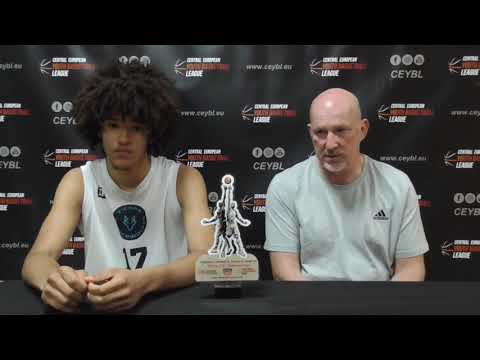 CEYBL U17 - Press conference, 2.6.2023, Vienna D.C. Timberwolves - WKK Wroclaw