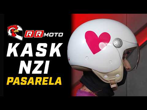 NZI PASARELA _ kask motocyklowy mini jet od Agathy Ruiz de la Prada | lekki i stylowy do miasta