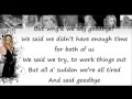 TAYLOR SWIFT - I'm Alright (lyrics+pictures ...