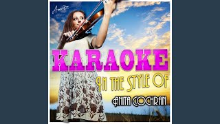 I Could Love a Man Like That (In the Style of Anita Cochran) (Karaoke Version)
