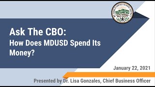 Ask the CBO - How does MDUSD spend its money
