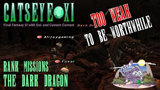 FFXI Catseye Server - Rank 2 Mission; The Black Dragon Fight #ff11 #ffxi #finalfantasy