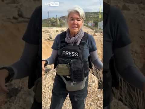 Israeli strikes destroy Lebanon bridges: Alex Crawford reports from near Tyre