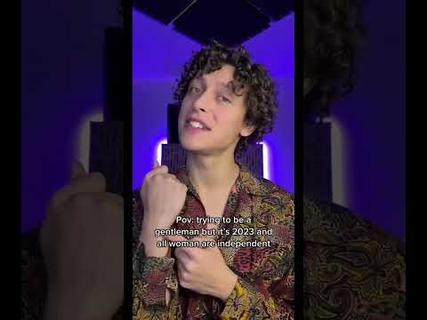 Not easy being a guy these days. #humor #gentleman #fyp #romance