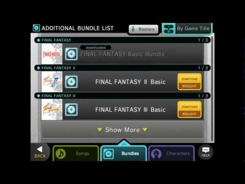 theatrhythm final fantasy ios problem