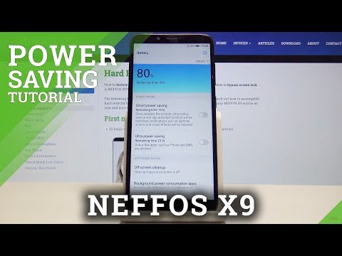 How to Activate Power Saving Mode in NEFFOS X9 - Extend Battery Life