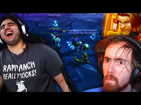 Esfand, Asmongold & Mcconnell try out Blood Furnace | Burning Crusade Classic Beta