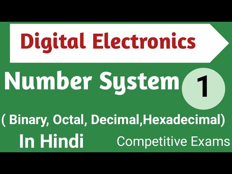 Number System Binary Octal Decimal Hexadecimal in Digital Electronics in Hindi