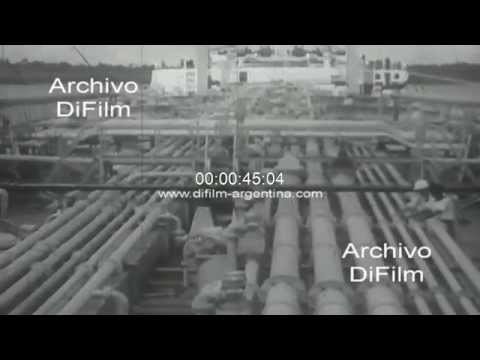DiFilm - Tanker "Ogosta" entering port fuel load on board 1966