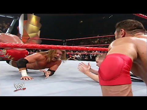 Triple H w/ Ric Flair vs Chris Benoit - Raw 2/5/05 (2/2)