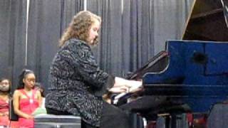 Alicia Cook playing "Friday's Child"