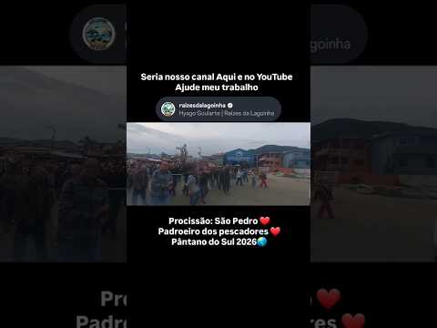 Procissão de São Pedro emociona moradores no Pântano do Sul 🙏⚓