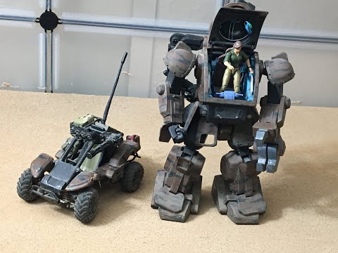 G.I. Joe custom RC recon Tiger Force vehicle with Custom Mech