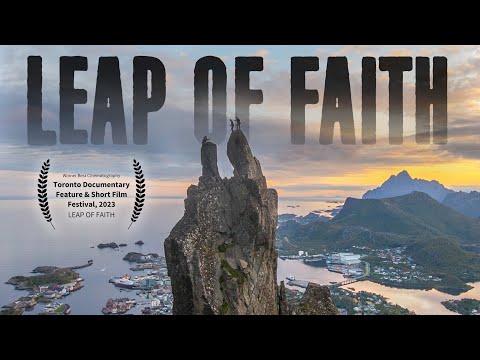 Flipping across Svolværgeita (Leap of Faith)