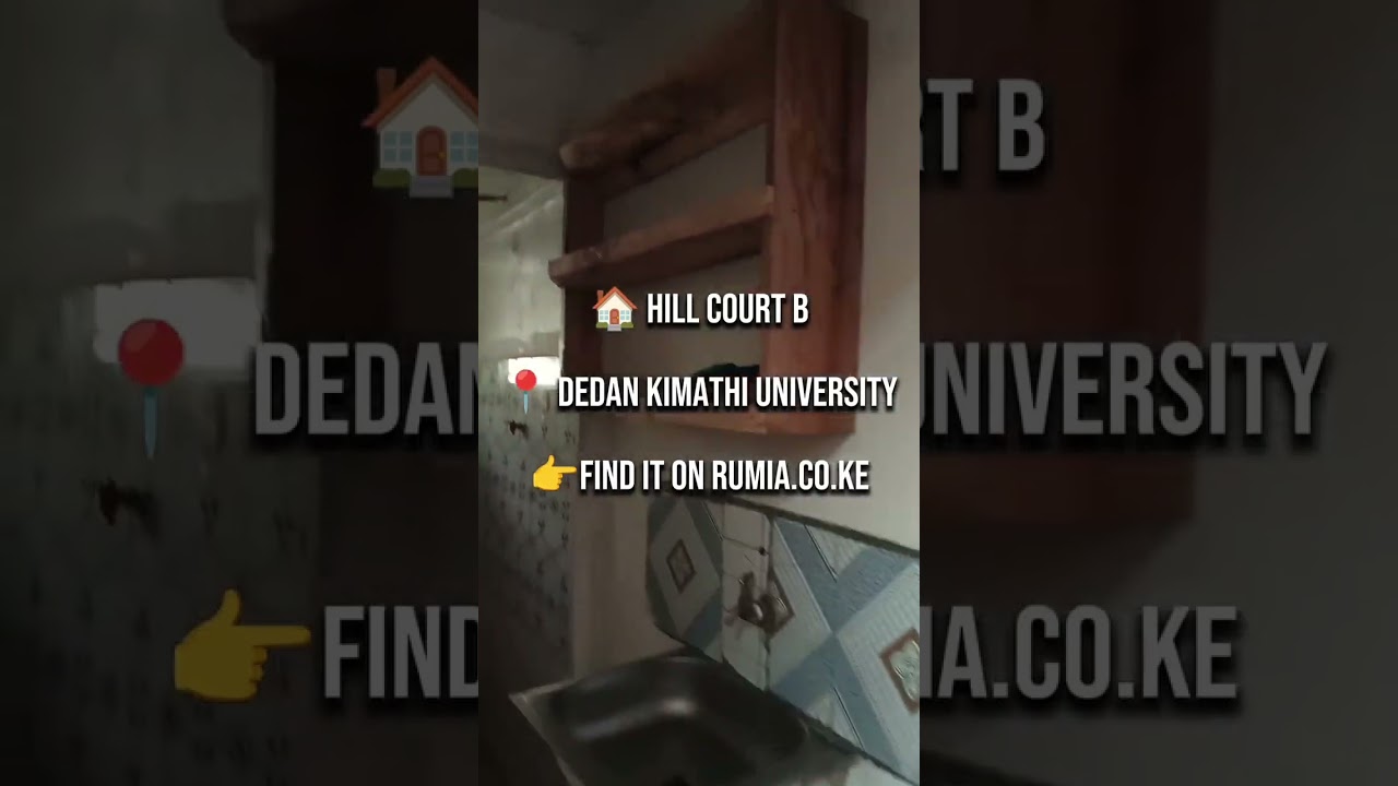 HILL COURT B  — hostel walkthrough video thumbnail