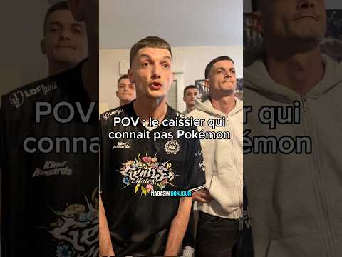 POV: le caissier qui connaît pas Pokémon #humour #pokemoncommunity  #pokemon #scalper #cartespokemon
