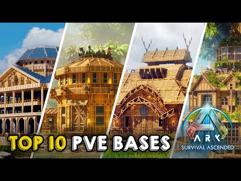 Top 10 Epic PVE Building Ideas | ARK: Survival Ascended